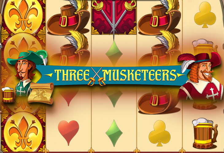 Three Musketeers - Red Tiger Gaming slot at Davincis Gold Casino Casino